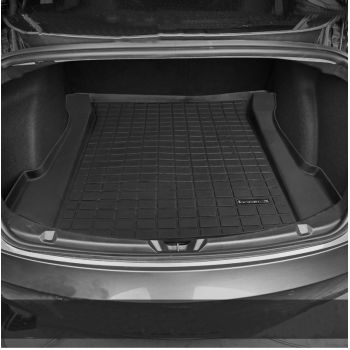 Compatible for Tesla Model 3 trunk mat storage box mat TPE rubber foot mat modification accessories