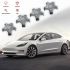 For Tesla Model 3 Tire Wheel Hub Cap Kit Car AccessoriesTire Standard Wheel Center Cap 18 Inch 