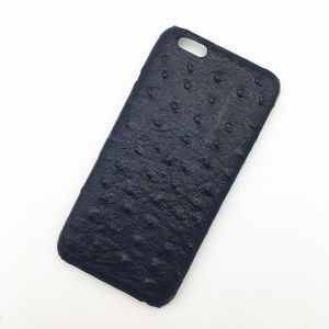 Genuine ostrich leather case for iPhone 6