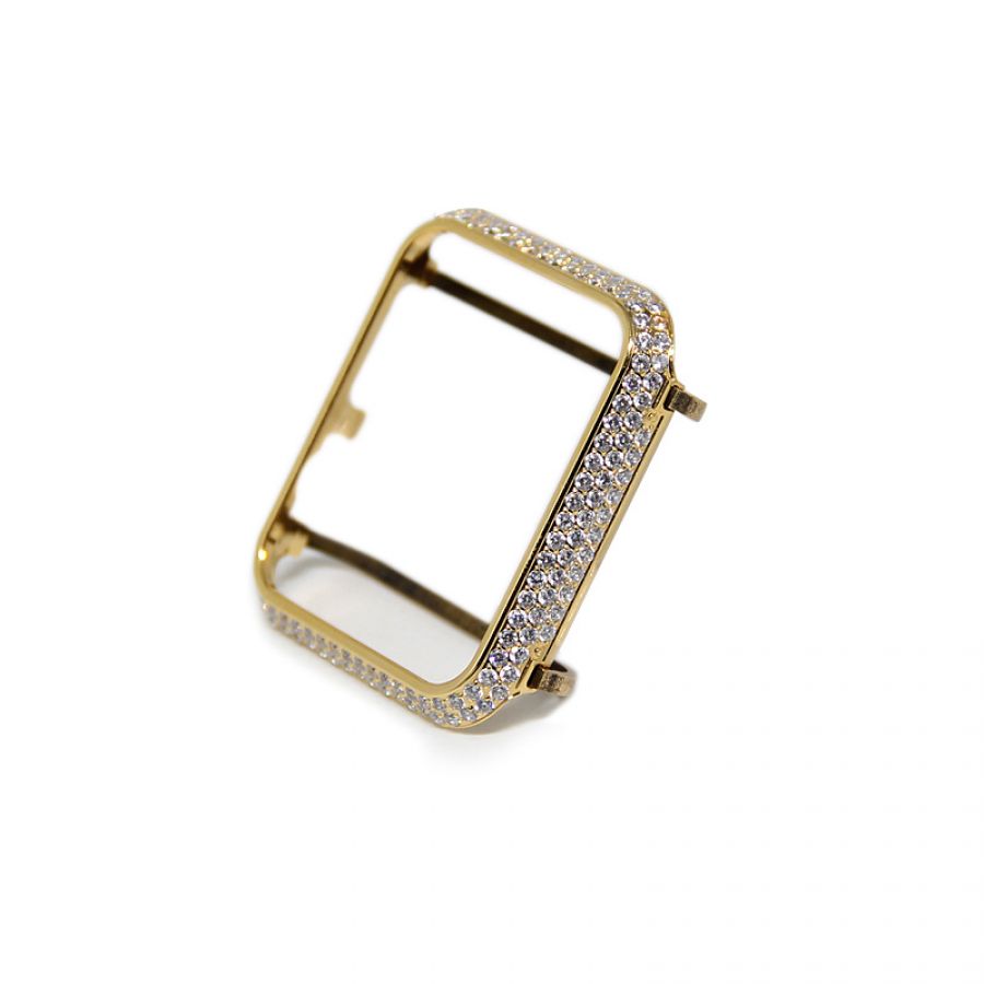 Gold apple watch bezel top