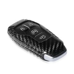 Protective Hard Carbon Fiber Remote Keyless Key Fob Cover Case Shell For Ford 