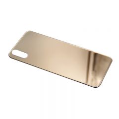  iPhone X 24K Real Gold Plating Glass Shell Shiny Gold Glass