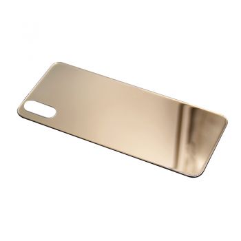 iPhone X 24K Real Gold Plating Glass Shell Shiny Gold Glass