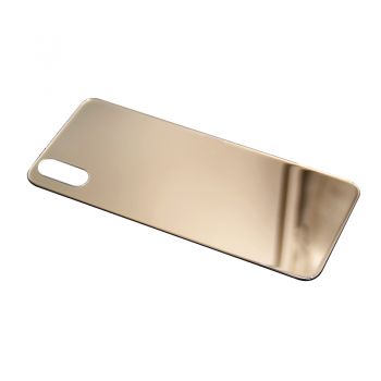  iPhone X 24K Real Gold Plating Glass Shell Shiny Gold Glass