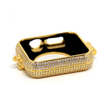 Apple Watch #1,2,3, 24kt Gold Plated Diamond Necklace Housing