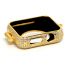 24kt Gold Plated Diamond Inlaid Protector Housing for Apple Watch Necklace Case for i-Watch Series 1&2&3
