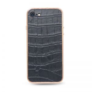 24K Gold Plated leather Back Frame Cover for iPhone 7/7plus