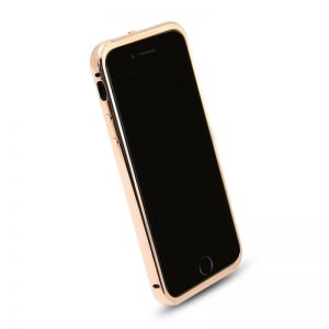 24K Gold Plated leather Back Frame Cover for iPhone 7/7plus