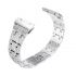 Fitbit Ionic  luxury shiny diamonds silver alloy  wristband