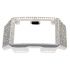 Fitbit ionic diamond silver watch case