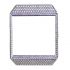 Fitbit ionic diamond silver watch case