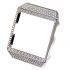 Fitbit ionic diamond silver watch case