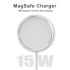 Compatible with Mag-Safe Charger, Magnetic Wireless Charger Auto Aligned Fast Charging, Compatible for iPhone 12 Series 2020 Model (white)