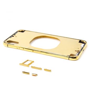 iPhone X 24kt gold bezel housing