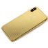 Handmade diamond-imbedded gold plated housing  for iPhone X