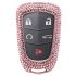 pink cystal car key case for Cadilla