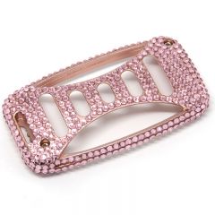 Luxury  Pink  Diamond stuck Car Key Case  For  Land Rover