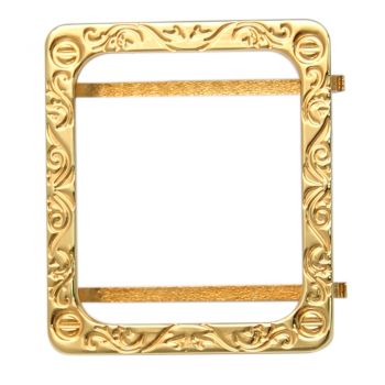 Luxury gold engraving cover watch cover for apple watch