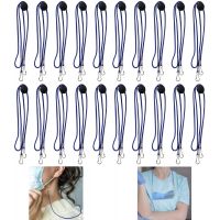 Mask Lanyards With Clip Face Bandana Neck Extension Chains Soft Braided Cords String Holder Keeper Ear Pressure Relief Adjustable Length Tie Strap Retainer