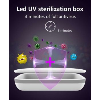 UV-Clean Mask Sanitizer Mobile Phone Disinfection Storage Box