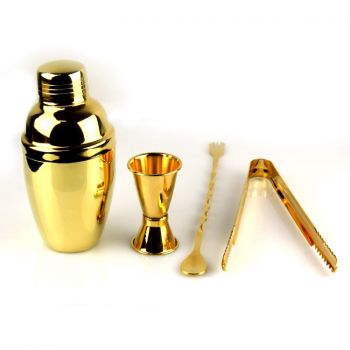 24k gold plating mixing wine cup set
