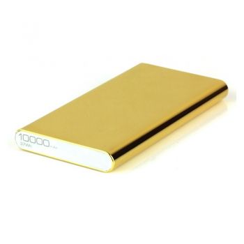 Customizable 24k gold portable power bank charger
