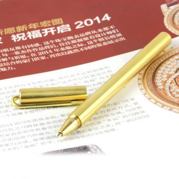 Customizable copper sign pen