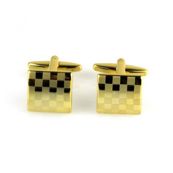Customized 24k gold cufflinks with the box