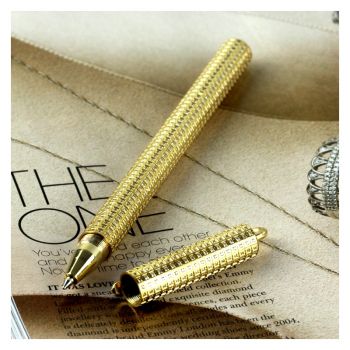 Customizable Luxury 24k gold diamond pen