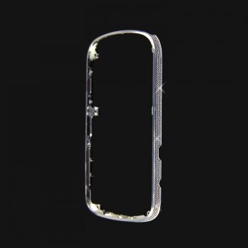 Chrome front bezel for Blackberry Q10 inlaid with diamond