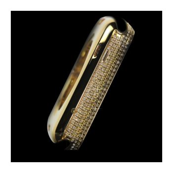 24k gold apple watch series 1 housing with diamonds