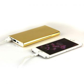 luxury 24kt gold power bank 10000mah