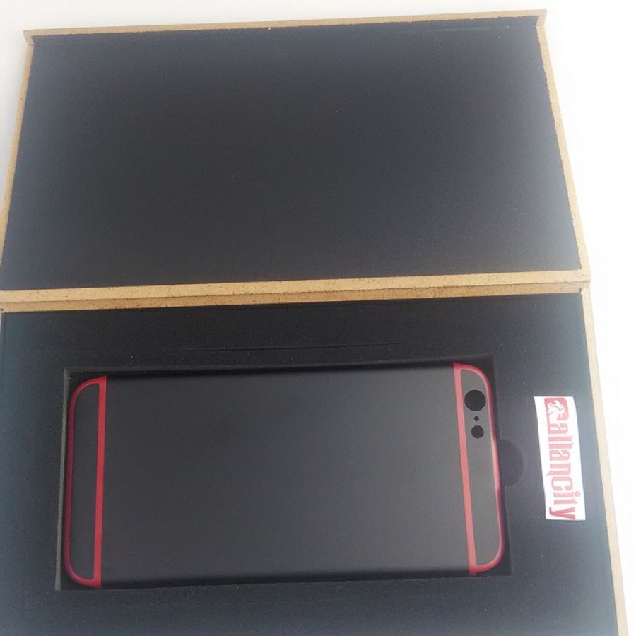 Special Red Line Iphone 6s Matte Black Housing Custom