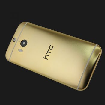 24k reael gold plated for HTC One m8 Back Cover Housing