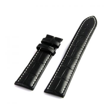 Genuine Leather Watch Band Double Tour Bracelet Strap For iWatch 38mm/42mm