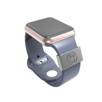 Smart Watch Rubber Sport Band Adornment Decorative Ring Loops For Iwatch Strap Charm