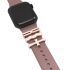 Cross Design Smart Watch Rubber Sport Band Adornment Decorative Ring Loops For Iwatch Strap Charm 