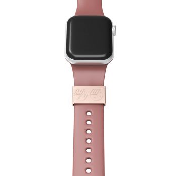 Decorative ring loops for watch band strap charm adornment for Smart watch rubber sport band