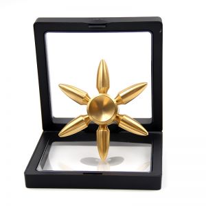 Bullet design 6 Sided Detachable brass Fidget Spinner Toy