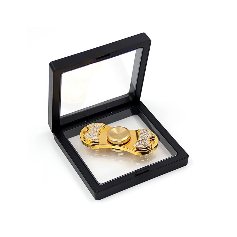Gold Fidget Spinner With Diamonds