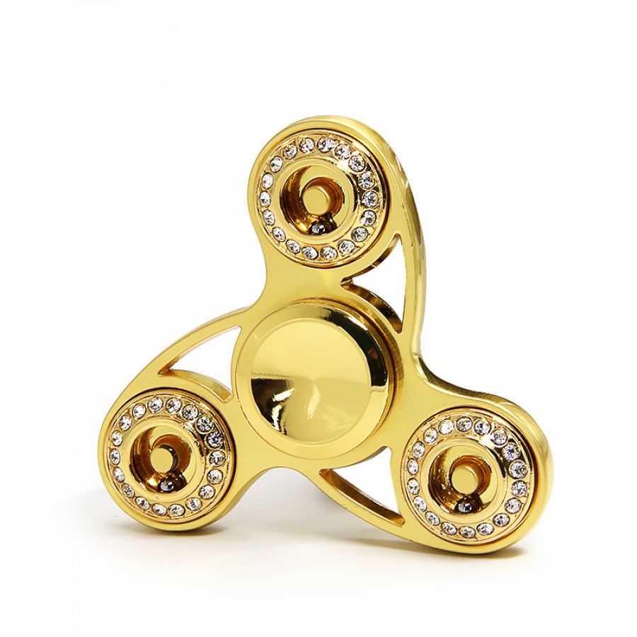 fidget spinner gold and diamond
