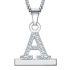Crystal Diamond Alphabet Letter A-Z Necklace Pendant Watch Connector For Watch  Series 5/4/3/2/1 38mm 40mm