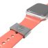 Metal Decorative Rings Loops Luxury Design Rubber Strap Ornament Compatible for Watch Sport Band Series 5/4/3/2/1 38mm 40mm 42mm 44mm 