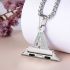 Crystal Diamond Alphabet Letter A-Z Necklace Pendant Watch Connector For Watch  Series 5/4/3/2/1 38mm 40mm