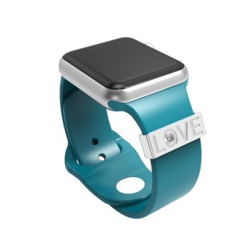 Smart Watch Rubber Sport Band Adornment Decorative Ring Loops For Smart watch Strap Charm