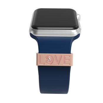 Accessories Ring Loops For Sweetheart Watch Band Strap  Adornment Valentine's Day Gift For Smart Watch Rubber Sport Band Charm