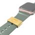 Metal Decorative Rings Loops Luxury Design Rubber Strap Ornament Compatible for Watch Sport Band Series 5/4/3/2/1 38mm 40mm 42mm 44mm 