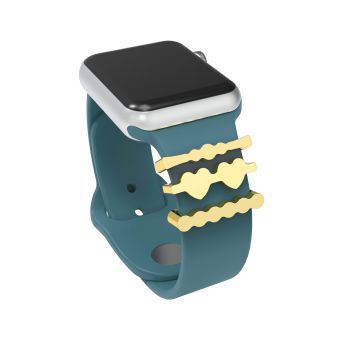 Watch band decorative ring loops luxury rubber band ring for apple watch series 5/4/3/2/1