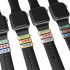 Smart Watch Rubber Sport Band Adornment Decorative Ring Loops For Watch Band  Strap Charm 