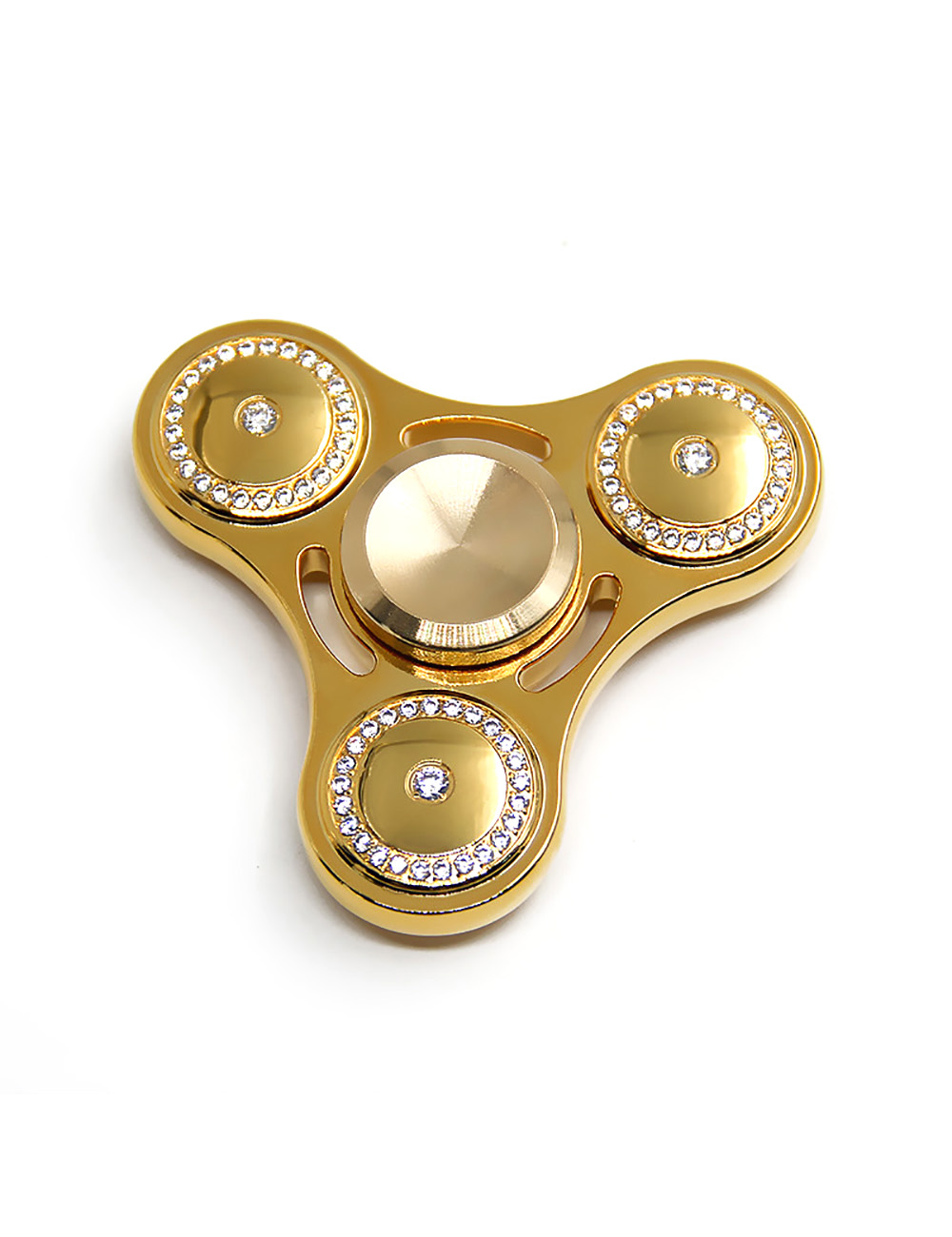 a gold fidget spinner